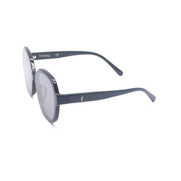 Taya Collection Oversized Sunglasses For Women 2-Tone Black Acetate Nylon Lenses